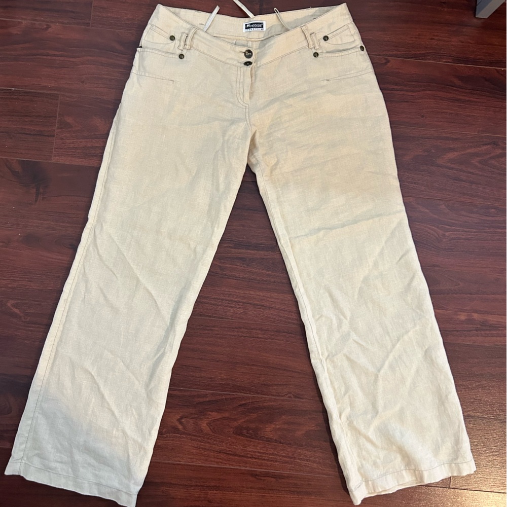 100% Linen Women Pants
